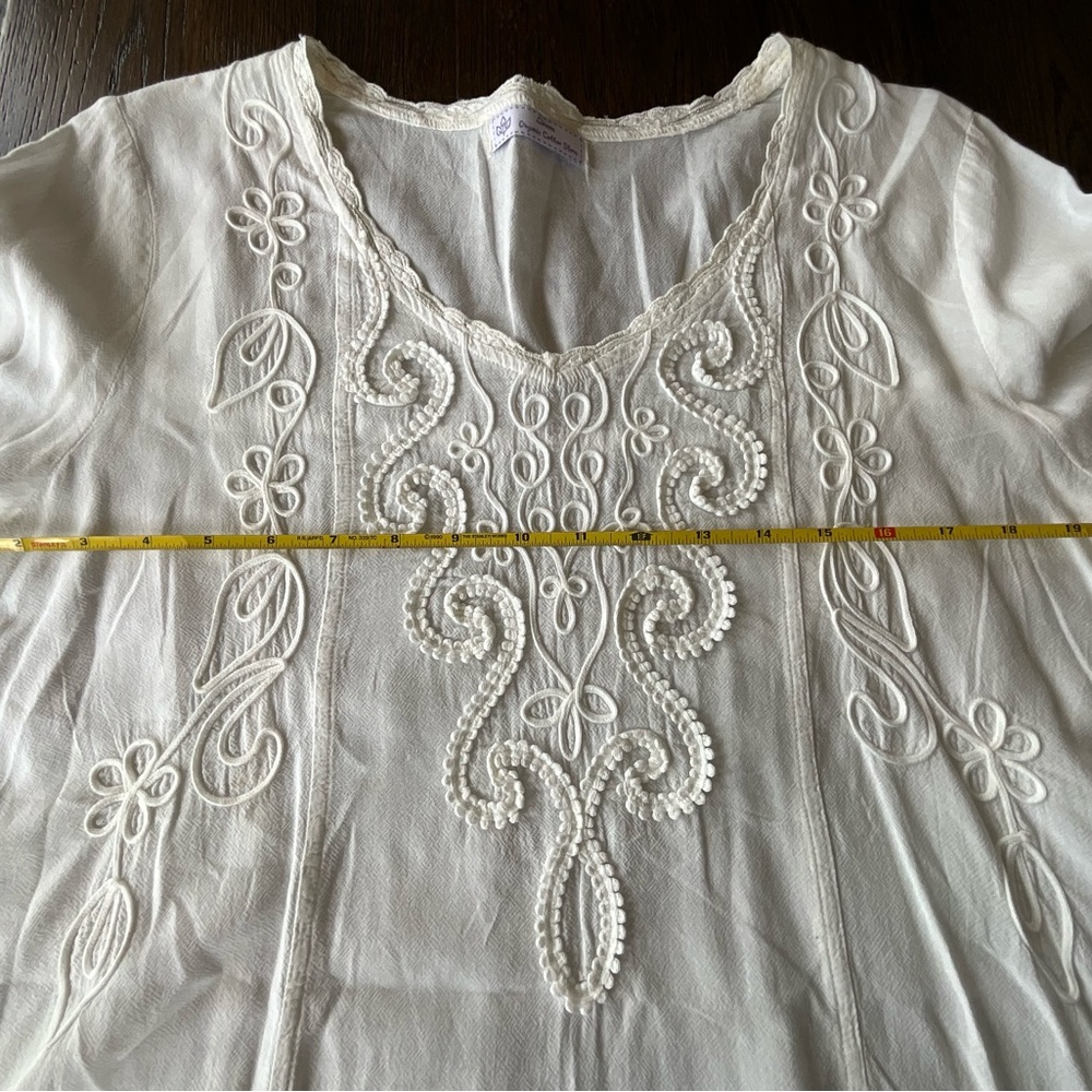 Organic Cotton Custom Boho Tunic Top - Picture 4 of 8